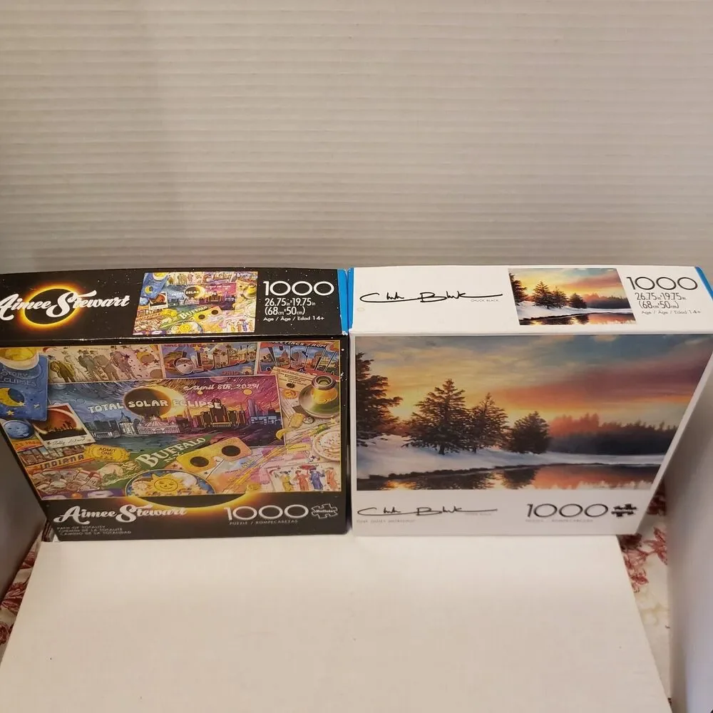 Buffalo Games lot puzzles